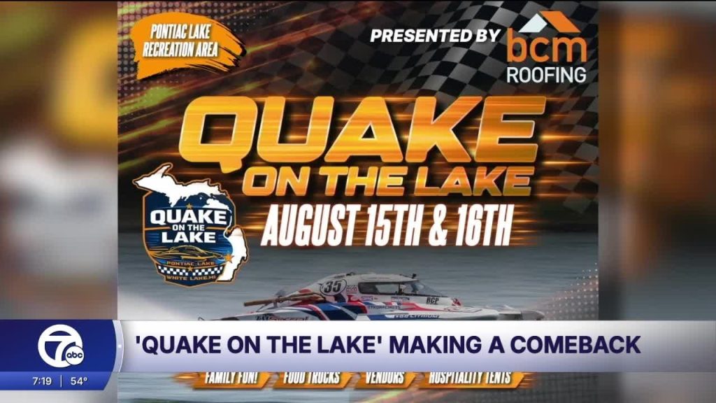 Watch the WXYZ news segment about Quake on the Lake